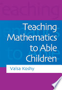 Teaching mathematics to able children