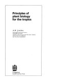 Principles of plant biology for the tropics