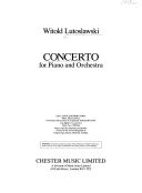 Concerto for piano and orchestra