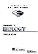 Introduction to biology student study art notebook