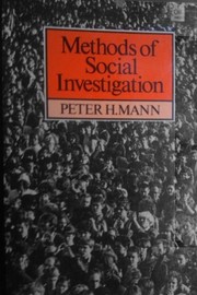 Methods of social investigation