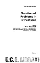 Solution of Problems in Structures