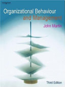 Organizational behaviour and management
