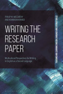 Writing the Research Paper Multicultural Perspectives for Writing in English as a Second Language