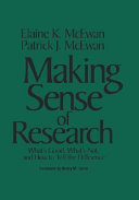 Making sense of research what's good, what's not, and how to tell the difference
