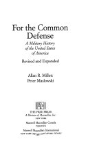 For the common defense a military history of the United States of America