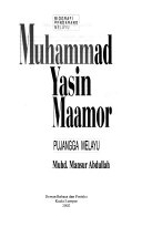 Muhammad Yasin Maamor pujangga Melayu