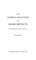 The Oldman collection of Maori artifacts