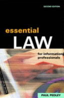 Essential law for information professionals