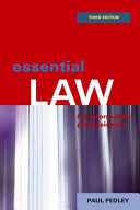 Essential law for information professionals