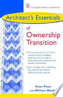 Architect's essentials of ownership transition