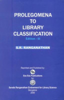 Prolegomena to library classification