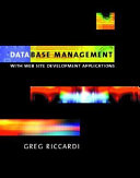 Database management with Web site development applications