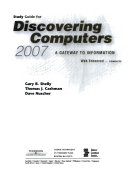 Discovering Computers 2007 A GATEWAY TO INFORMATION : Web Enhanced - INTRODUCTORY