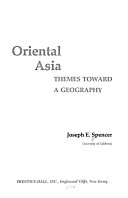 Oriental Asia: themes toward a geography