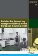 Policies for improving energy efiiciency in the European housing stock