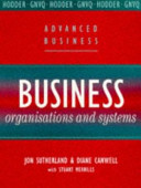 Business organisations and systems