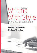 Writing with style APA style for social work