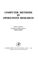 Computer methods in operations research