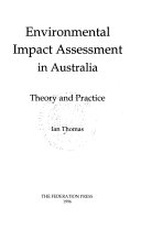 Environmental impact assessment in Australia theory and practice