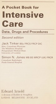 A pocket book for intensive care data, drugs and procedures