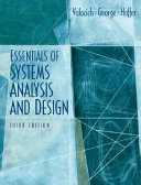 Essentials of systems analysis and design