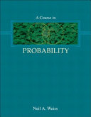 A course in probability
