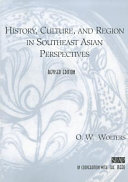 History, culture and region in Southeast Asian perspectives