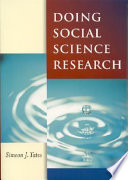 DOING SOCIAL SCIENCE RESEARCH