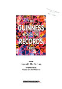 The Guinness book of records 1992