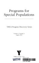 Programs for special populations