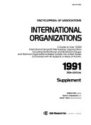Encyclopedia of associations International organizations