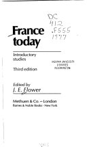France today introductory studies