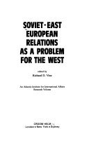 Soviet-East European relations as a problem for the West