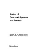 Design of personnel systems and records
