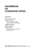 Handbook of communication