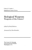 Biological weapons weapons of the future?
