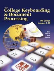 Gregg college keyboarding & document processing lessons 1-60