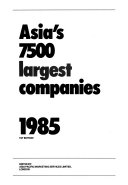 Asia's 7500 largest companies
