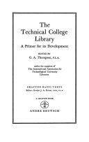 The Technical College Library A Primer for its Development