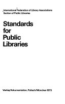 Standards for Public Libraries