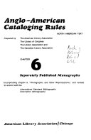 Anglo-American cataloging rules