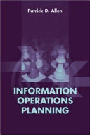 Information operations planning