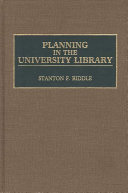 Planning in the university library
