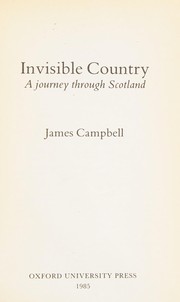Invisible country a journey through Scotland