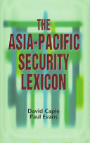 The Asia-Pacific security lexicon