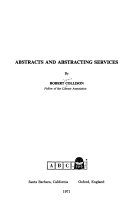 Abstracts and abstracting services