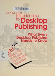 Introduction to Desktop Publishing what every desktop publisher needs to know