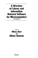 A Directory of library and information retrieval software for microcomputers