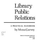 Library public relations a practical handbook
